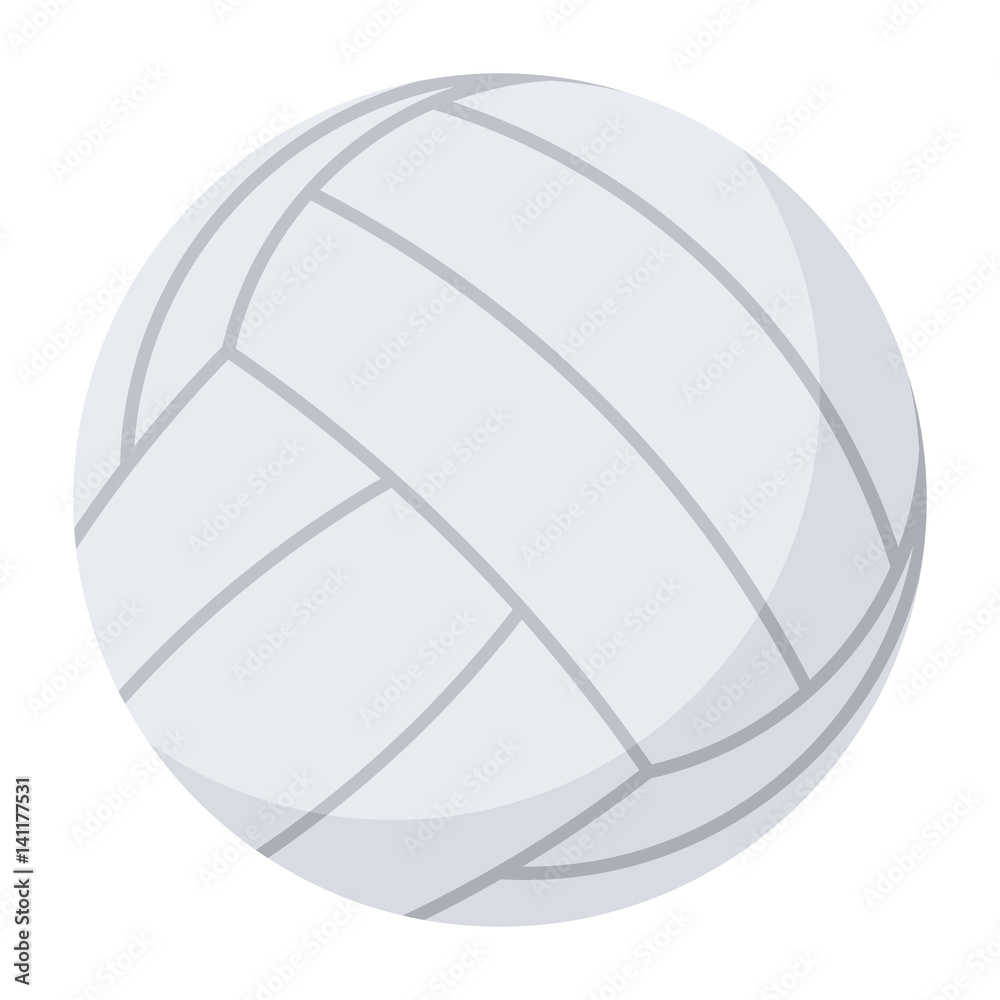 Volleyball, vector illustration in trendy flat style Volleyball, vector illustration in trendy flat style