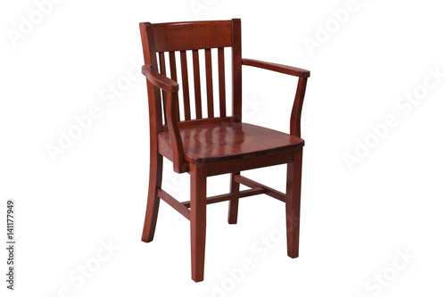 soft comfortable wooden armchair