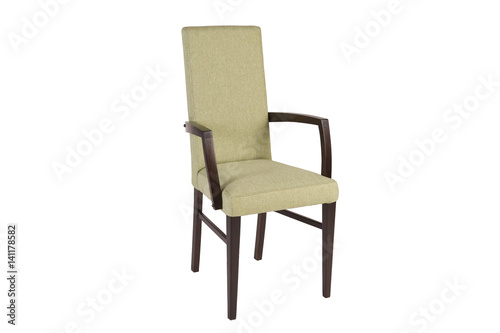 soft comfortable wooden armchair