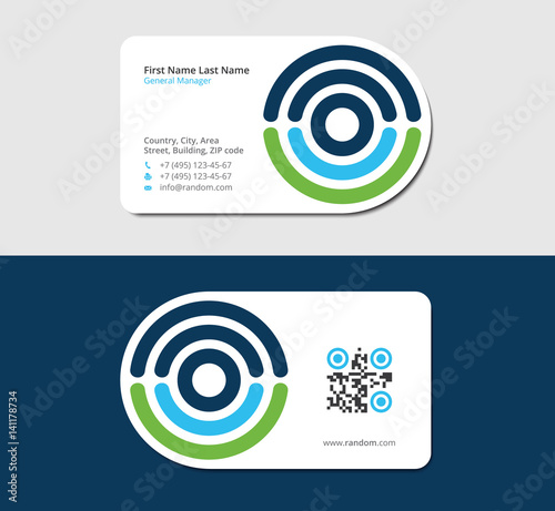 business card for medical laboratory