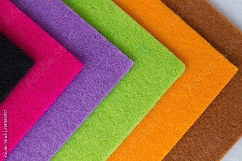Color set felt for abstract background.