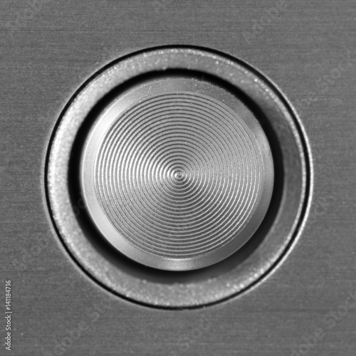 Aluminum button of CD player