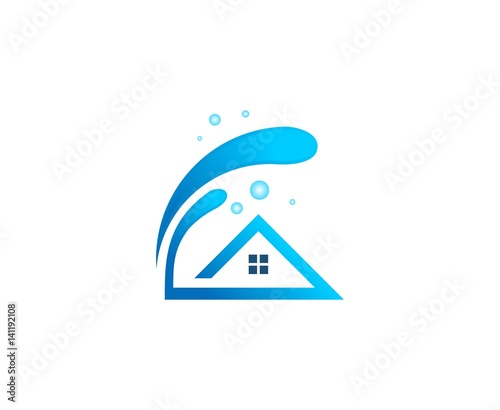 House cleaning logo