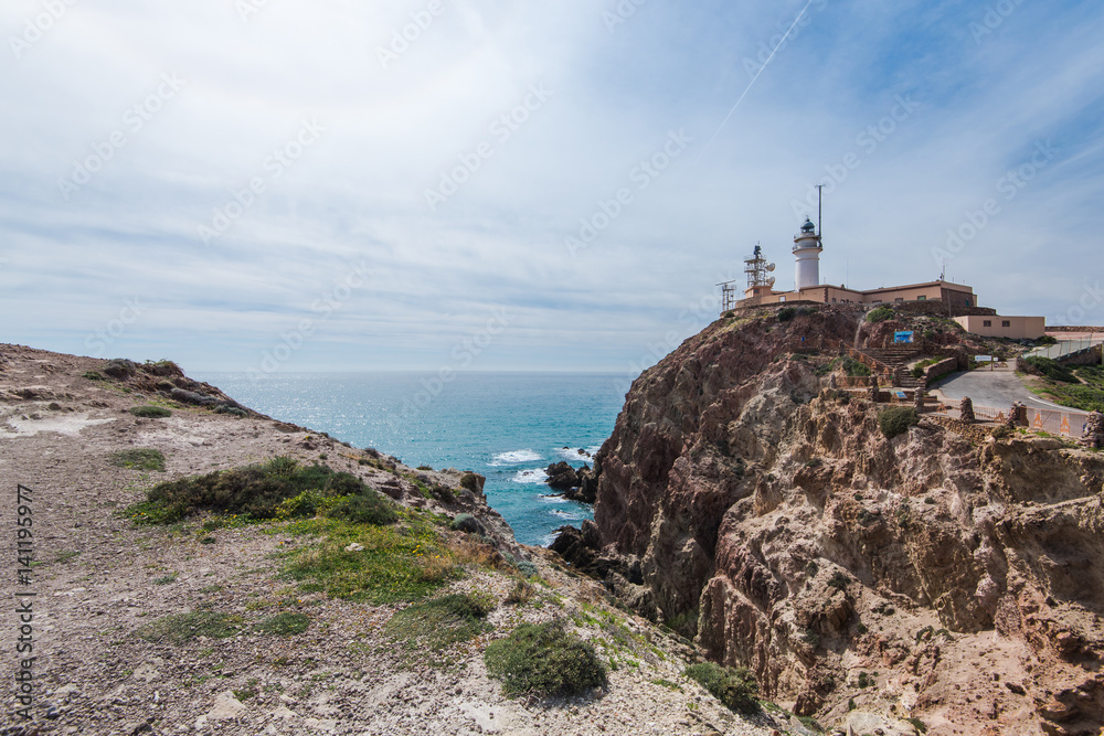 Lighthouse in Cabo De Gata, Spain