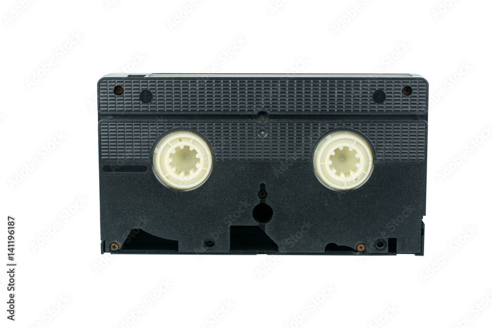 video cassette isolated on white background video cassette isolated on white background