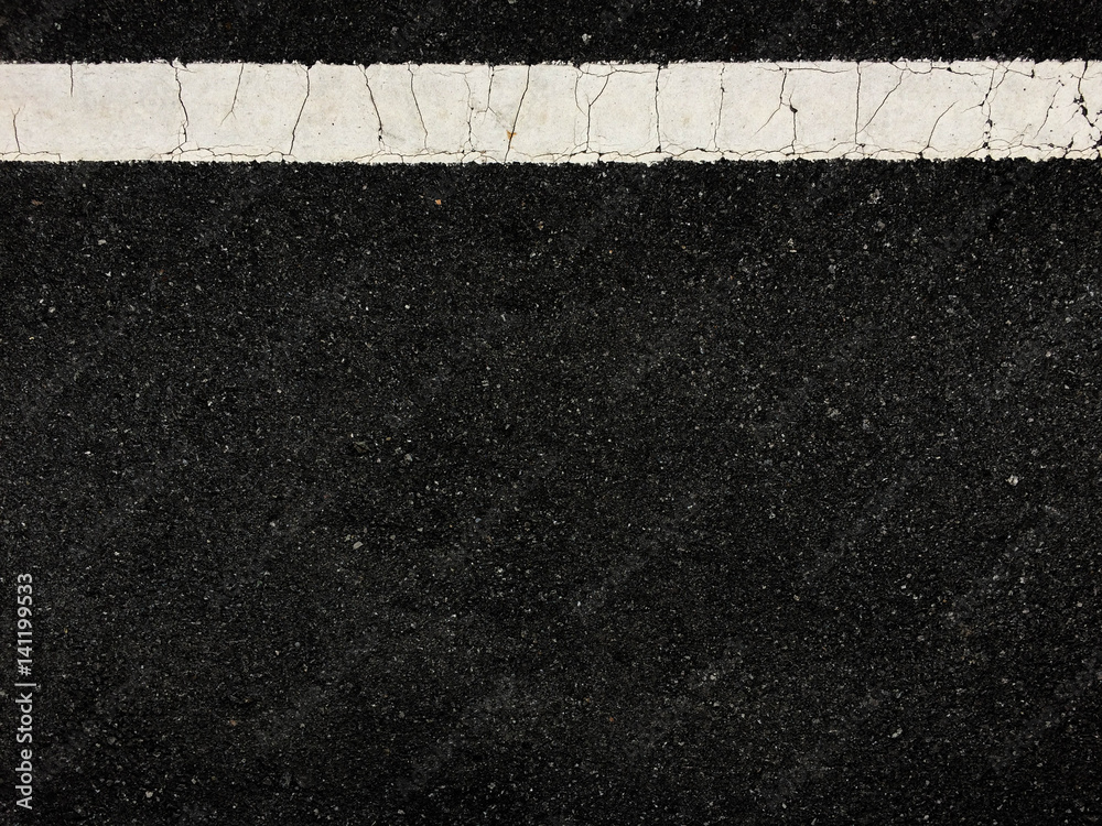 Fototapeta premium Asphalt road textured background.