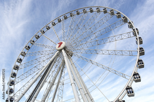Brisbane ferris wheel is located on Southbank Parklands in Brisbane.