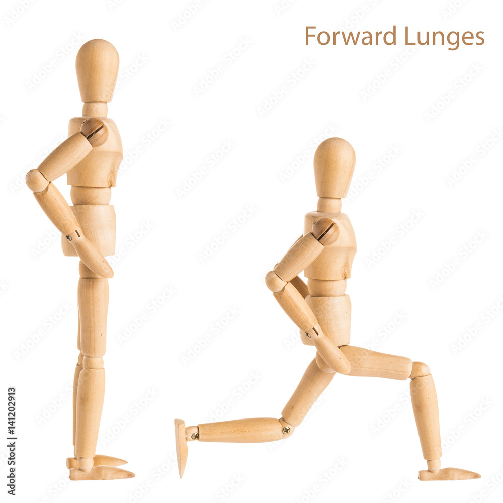 forward lunges pose