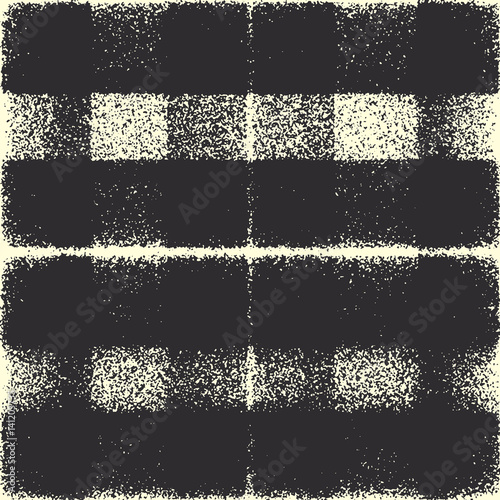 Abstract grunge vector background. Monochrome squared composition of irregular graphic elements.