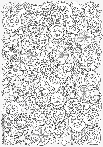 Pattern for coloring book.