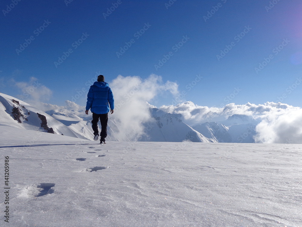 snow walk