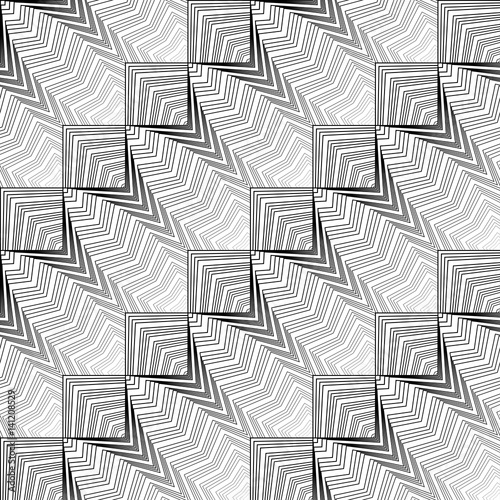 Design seamless monochrome lines pattern