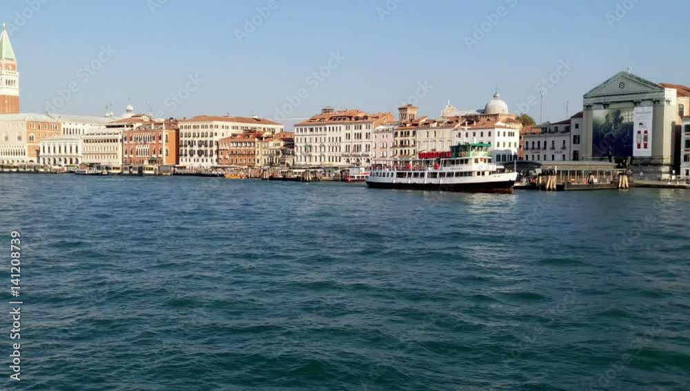 General view of the city from water taxi General view of the city from water taxi