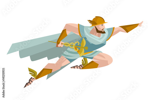 hermes mercury roman greek olympian god photo