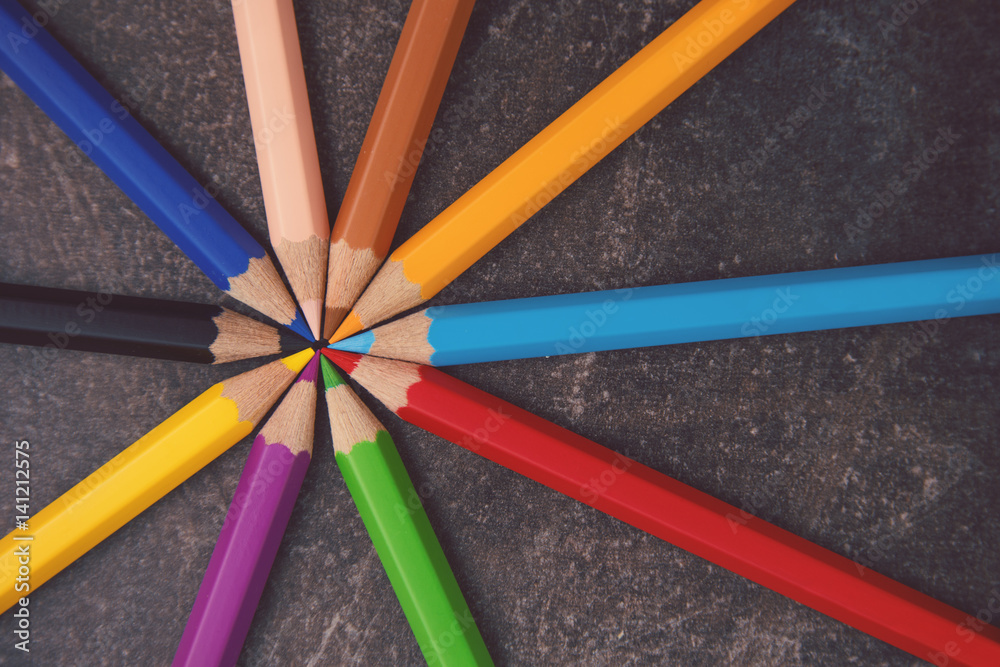 Fototapeta premium color pens 