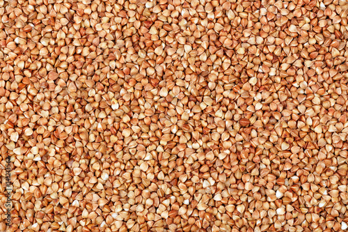 brown buckwheat background 