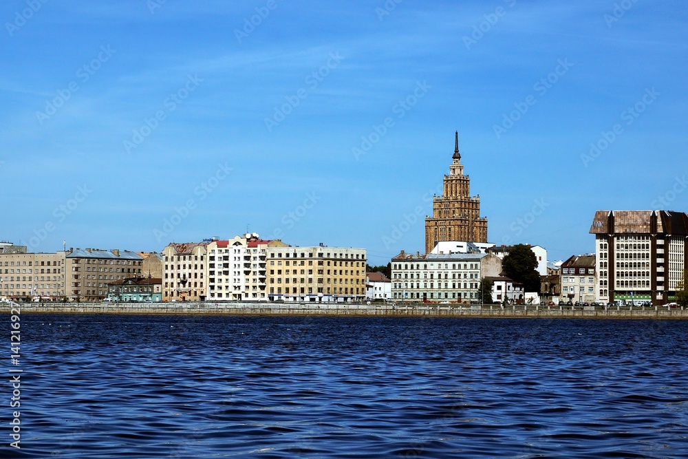 View on the Riga city, Latvia