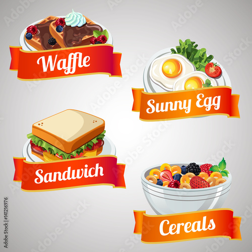 Breakfast item set