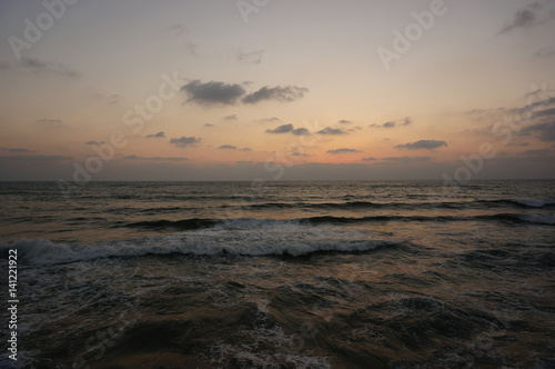 Sunset on the Mediterranean Sea