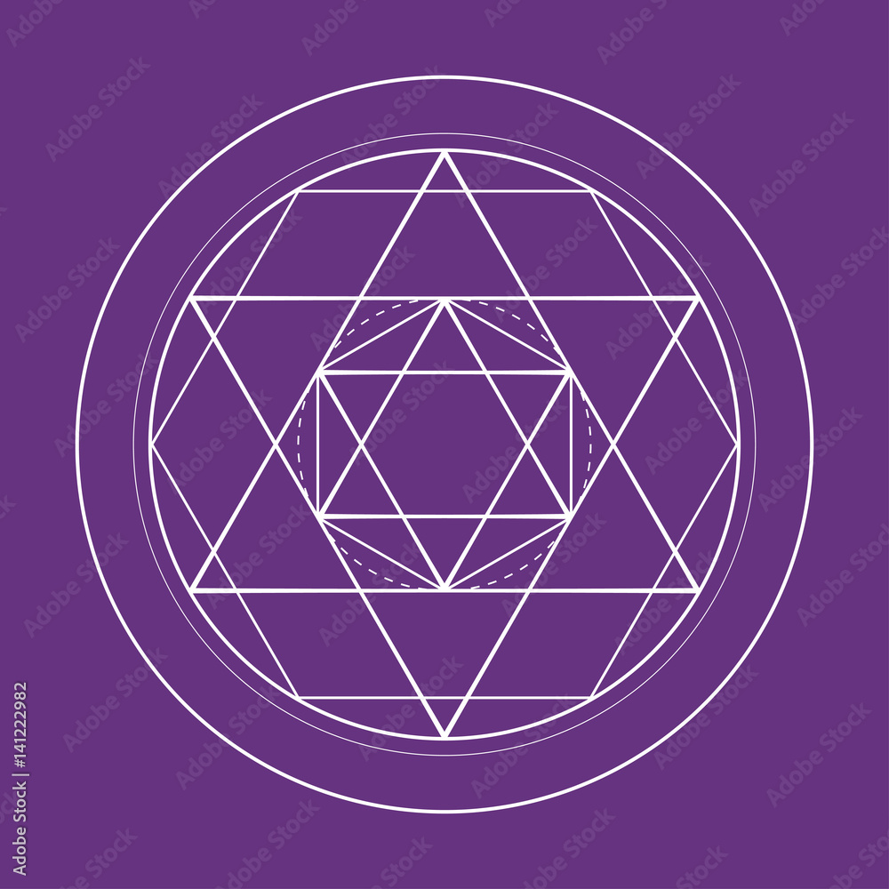 sacred geometry david star symbol illustration sacred geometry david star symbol illustration