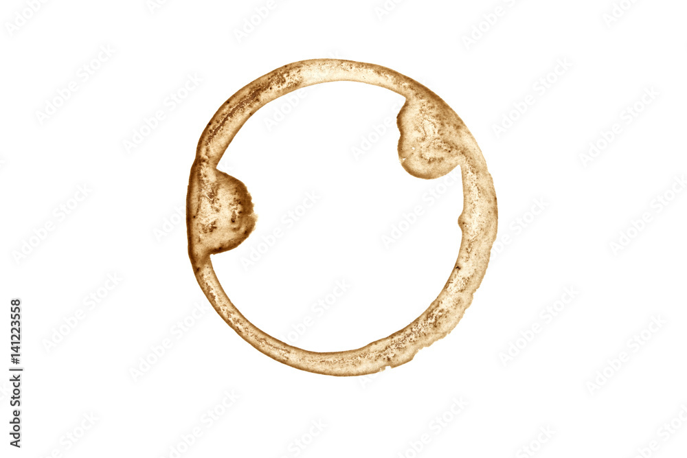 Coffee Stain - Isolated Photo./ Coffee Stain - Isolated Photo Coffee Stain - Isolated Photo./ Coffee Stain - Isolated Photo