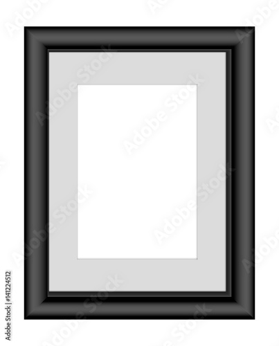 Square frame for photos and vector pictures