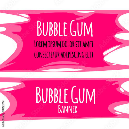 bubble gum signboards