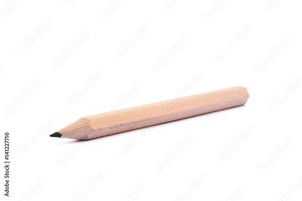 Office supplies isolated on white background, pencil Office supplies isolated on white background, pencil