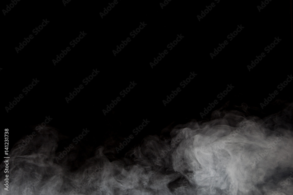 Smoke on black background Smoke on black background