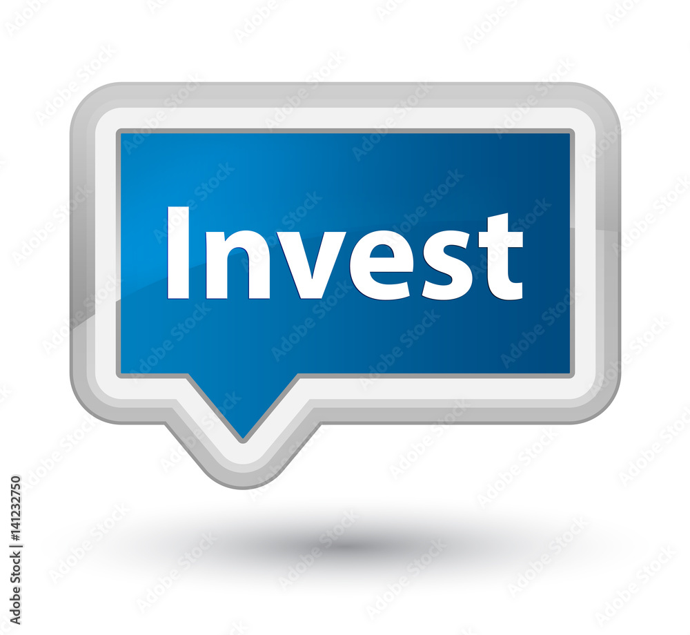 Invest prime blue banner button Invest prime blue banner button