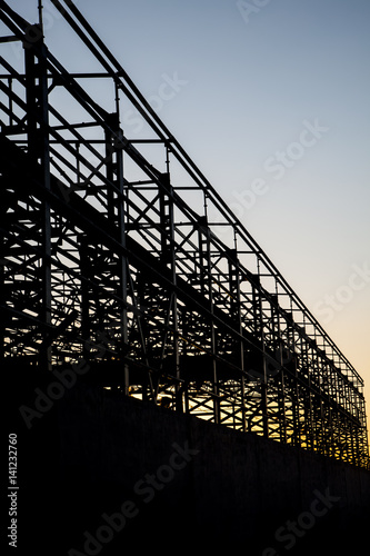 construction of steel structure