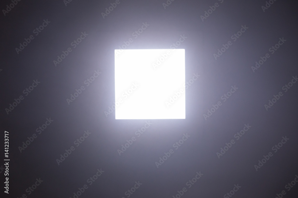 LED luminaire bottom view LED luminaire bottom view