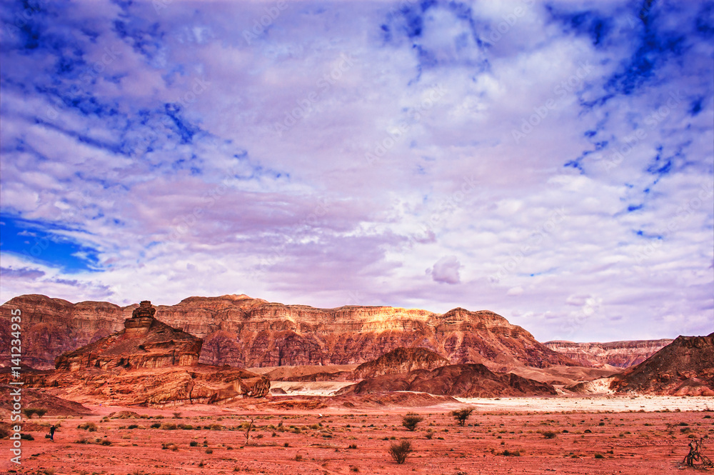 The Spiral Hill tourist attraction in Timna Park, Israel