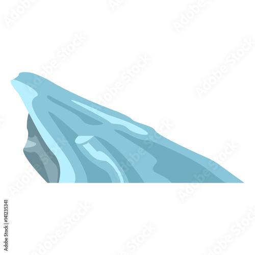 Vector Flat Illustration - Iceberg