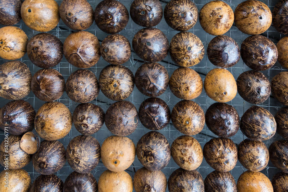 Coconut shell pattern