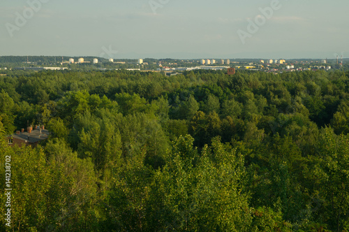 view of the outskirts of the city form an old ping photo