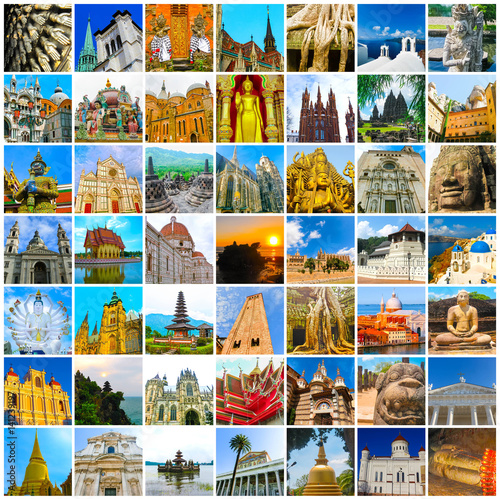 World Monuments Collage