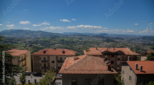 Vue de Saint-Marin ( San Marino ) en Italie
