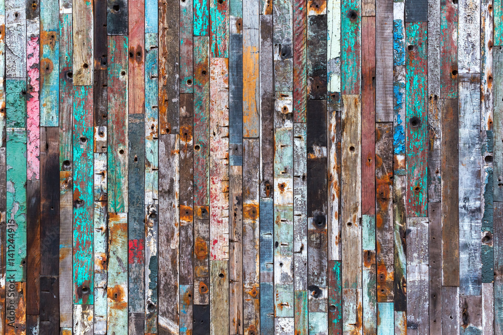 background texture of old wood planks