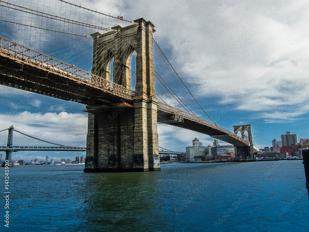 Obraz premium Brooklyn Bridge w Nowym Jorku