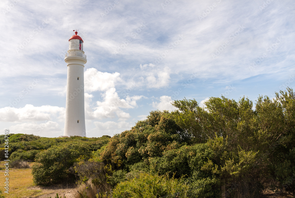 Magnifique phare blanc en Australie