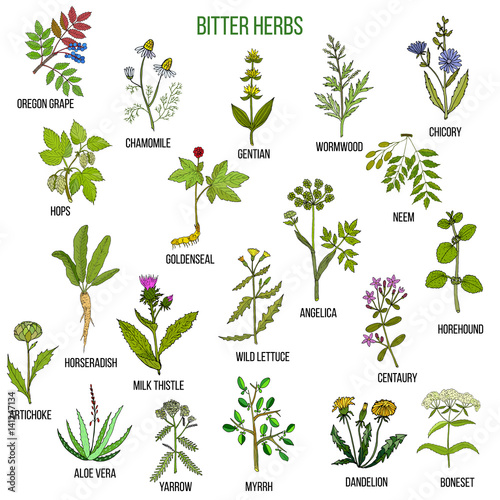 Bitter herbs collection