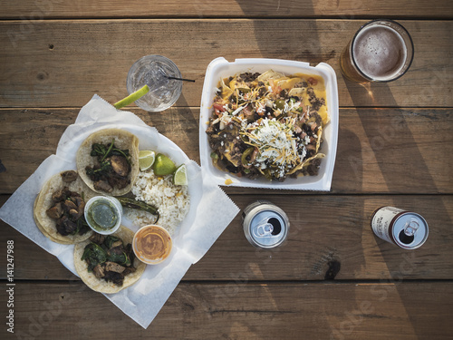 Table Shot at Food Truck Park