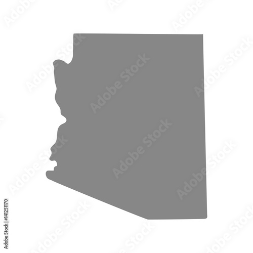 map of the U.S. state of Arizona 