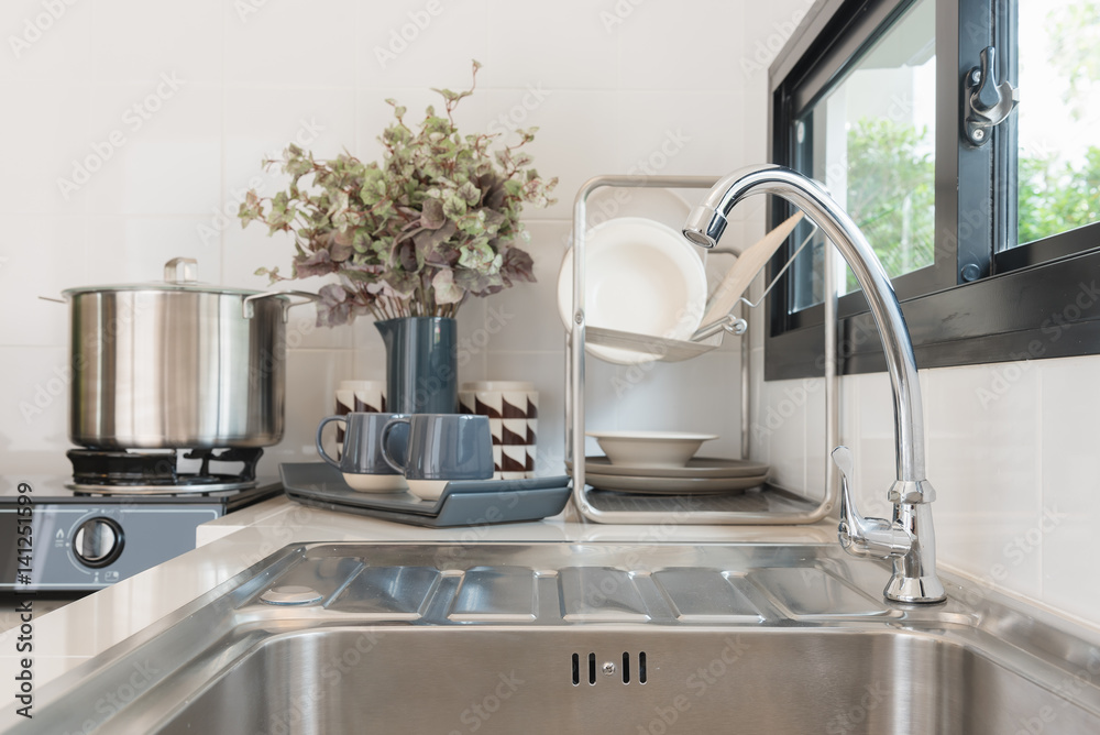modern kitchen room design with faucet and sink modern kitchen room design with faucet and sink