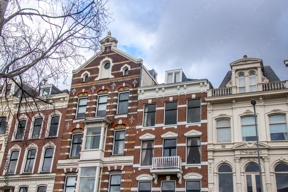 Sehenswürdigkeiten in Rotterdam, romantische, alte Hausfassade