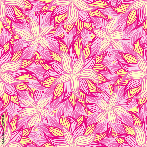 Spring or summer flowers pattern. Floral background. photo