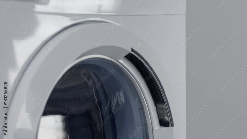 Wash machine in slow motion Wash machine in slow motion