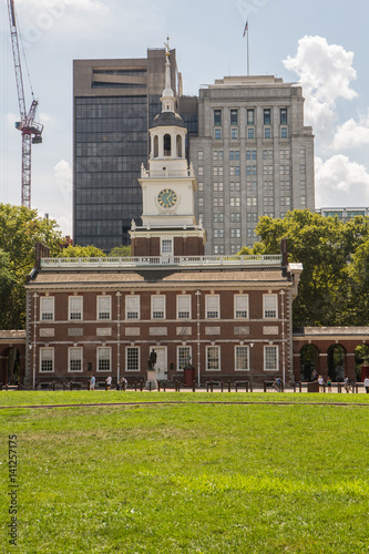 Independence Hall building in Philadelphia Pennsylvania