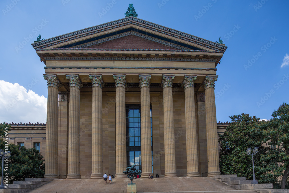 Fototapeta premium Art Museum in Philadelphia, Pennsylvania.